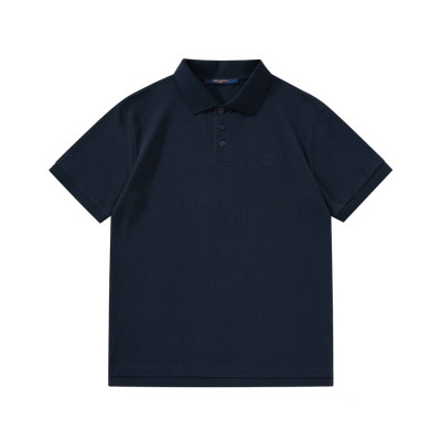 루이비통 남성 네이비 폴로 반팔티 - Louis vuitton Mens Navy Polo Tshirts - lv935x