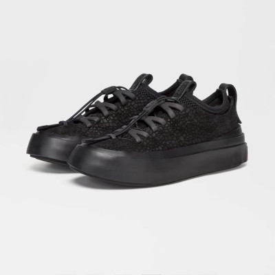 에르메네질도 제냐 남성 블랙 스니커즈 - Ermenegildo Zegna Mens Black Sneakers - ze84x