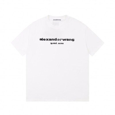 알렉산더왕 남성 화이트 반팔티 - Alexanderwang Mens White Short sleeved Tshirts - alx241x