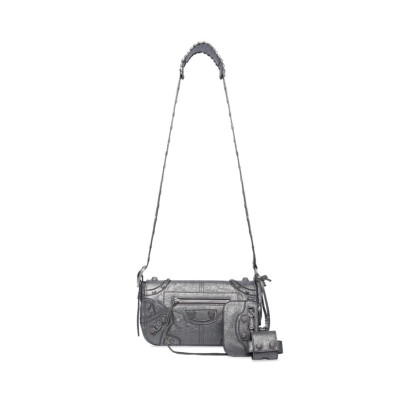 발렌시아가 남/녀 그레이 폰백 - Balenciaga Unisex Gray Mini Bag - ba385x