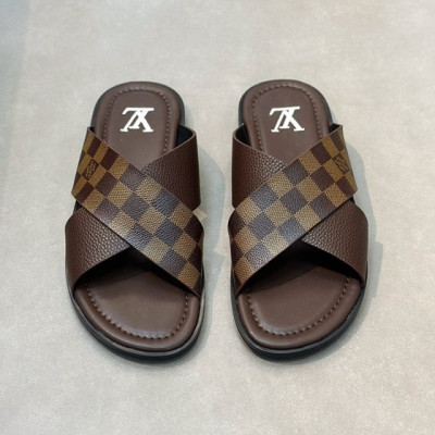 루이비통 남성 브라운 슬리퍼 - Louis vuitton Mens Btown Slippers - lv1017x