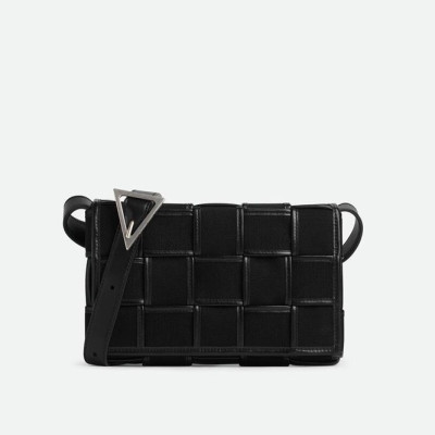 보테가베네타 남성 블랙 카세트백 - Bottega Veneta Mens Black Cassette Bag - bv74x