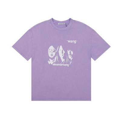 알렉산더왕 남성 퍼플 반팔티 - Alexanderwang Mens Purple Short sleeved Tshirts - alx244x