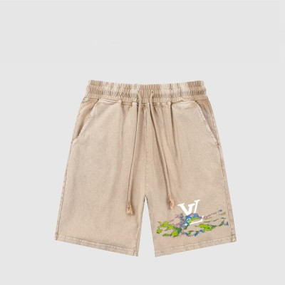 루이비통 남성 베이지 반바지 - Louis vuitton Mens Beige Half-pants - lv1127x