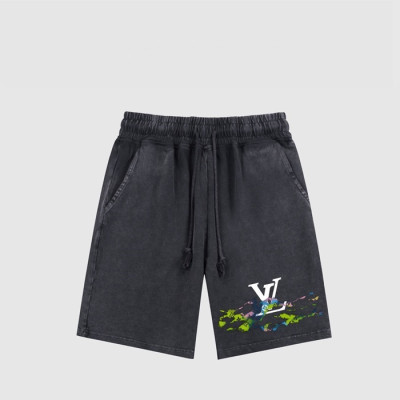 루이비통 남성 그레이 반바지 - Louis vuitton Mens Gray Half-pants - lv1129x