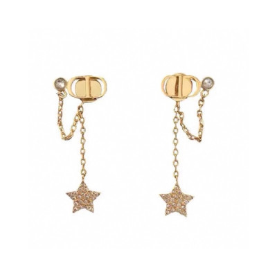 디올 여성 골드 이어링 - Dior Womens Gold Earring - acc67x