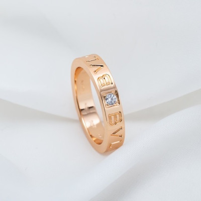 불가리 여성 로즈 골드 반지 - Bvlgari Womens Rose Gold Ring - acc109x