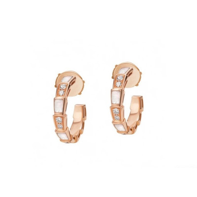 불가리 여성 로즈 골드 이어링 - Bvlgari Womens Rose Gold Earring - acc114x