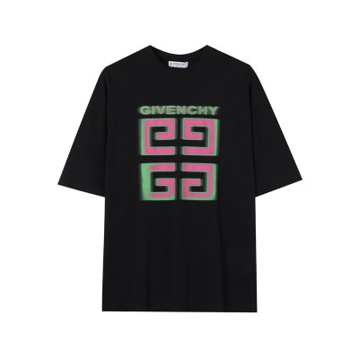 지방시 남성 크루넥 블랙 반팔티 - Givenchy Mens Black Short Sleeved Tshirts - gi281x