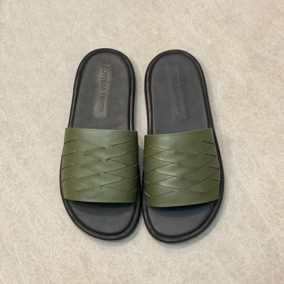 보테가베네타 남성 올리브 슬리퍼 - Bottega veneta Mens Olive Slippers - bv81x