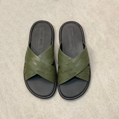 보테가베네타 남성 올리브 슬리퍼 - Bottega veneta Mens Olive Slippers - bv84x