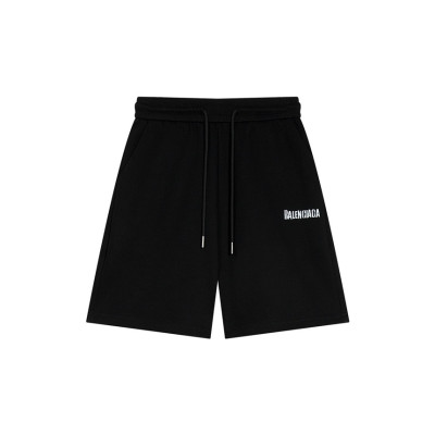 발렌시아가 남성 블랙 반바지 - Balenciaga Mens Black Half-pants - ba460x