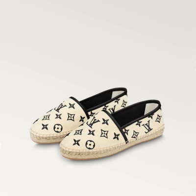 루이비통 여성 블랙 로퍼 - Louis vuitton Womens Black Loafer - lv1174x