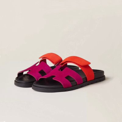 에르메스 여성 핑크 슬리퍼 - Hermes Womens Pink Slipper - he200x