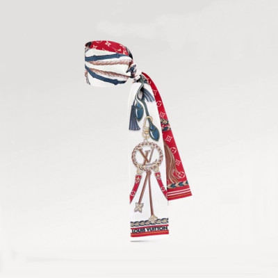 루이비통 여성 레드 미차 - Louis vuitton Womens Red Scarf - lv1254x