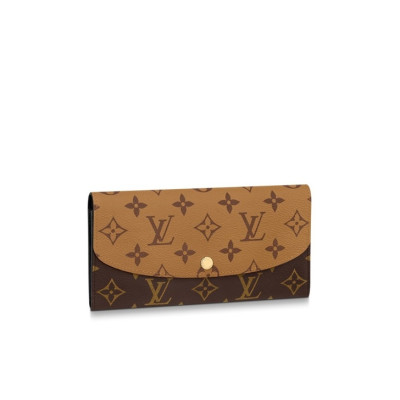 루이비통 남/녀 카멜 장지갑 - Louis vuitton Unisex Camel Long Purse - lv1325x