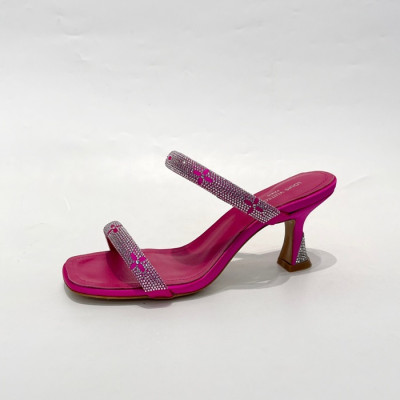 루이비통 여성 핑크 하이힐 - Louis vuitton Womens Pink High-heels - lv1382x