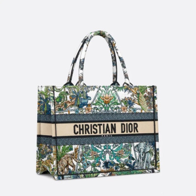 디올 여성 그린 북토트 - Dior Womens Green Book Tote - di523x