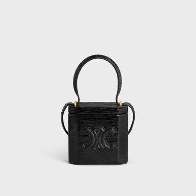 셀린느 여성 블랙 미니 로크 트럼펫 - Celine Womens Black Lock Triomphe - ce172x