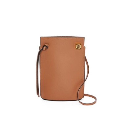 로에베 여성 카멜 숄더백 - Loewe Womens Camel Shoulder Bag - loe743x