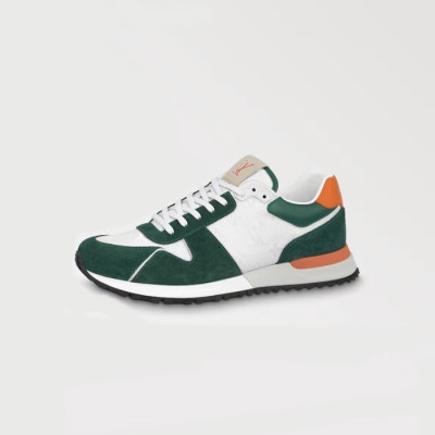 루이비통 남성 그린 스니커즈 - Louis vuitton Mens Green Sneakers - lv1472x