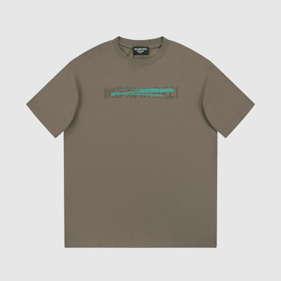 발렌시아가 남성 그린 크루넥 반팔티 - Balenciaga Mens Green Short sleeved Tshirts - ba505x