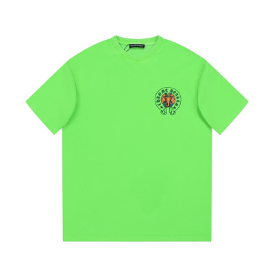 크롬하츠 남성 그린 크루넥 반팔티 - Chrom Hearts Mens Green Short sleeved Tshirts - ch171x