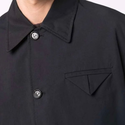 보테가베네타 남성 블랙 반팔 셔츠 - Bottega veneta Mens Black Shirts - bv102x