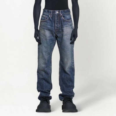 발렌시아가 남성 블루 청바지 - Balenciaga Mens Blue Jeans - ba511x