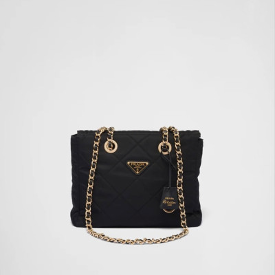 프라다 여성 블랙 체인 숄더백 - Prada Womens Black Shoulder Bag - pr605x