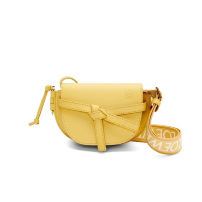 로에베 여성 옐로우 크로스백 - Loewe Womens Yellow Cross Bag - loe775x