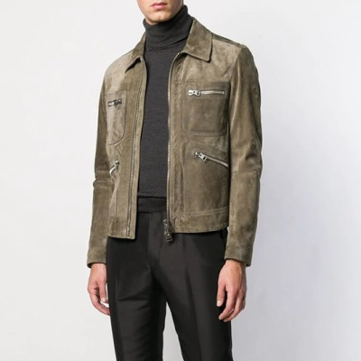 톰포드 남성 브라운 카키 자켓 - Tomford Mens Khaki Jackets - tof61x