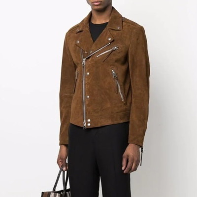 톰포드 남성 브라운 가죽 자켓 - Tomford Mens Brown Jackets - tof62x