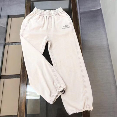 발렌시아가 남/녀 캐쥬얼 아이보리 팬츠 - Balenciaga Unisex Ivory Pants - ba560x