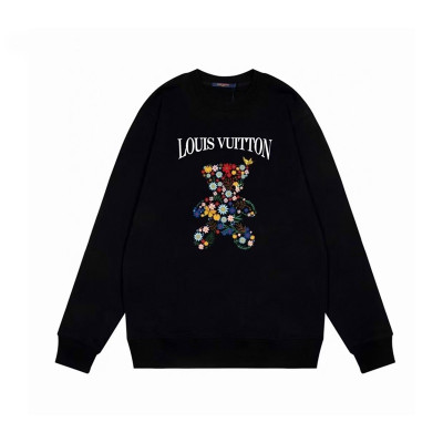 루이비통 남성 모던 블랙 맨투맨 - Louis vuitton Mens Black Tshirts - lv1709x