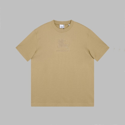 버버리 남성 베이지 크루넥 반팔티 - Burberry Mens Beige Short Sleeved Tshirts - bu250x