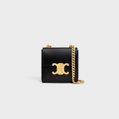 셀린느 여성 블랙 미니 복스 - Celine Womens Black Mini Box - ce204x