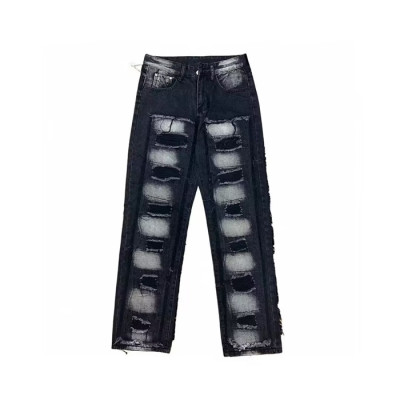 발렌시아가 남성 블랙 청바지 - Balenciaga Mens Black Jeans - ba1723x