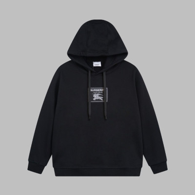 버버리 남성 블랙 후드티 - Burberry Mens Black Hoodie - bu274x