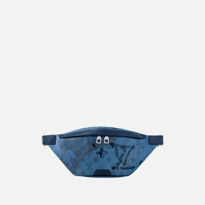 루이비통 남성 모노그램 디스커버리 벨트백 【매장-350만원대】 - Louis vuitton Mens Blue Hip Sack - lv1777x