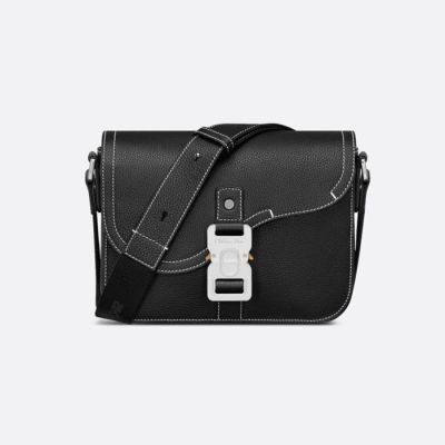 디올 남성 그레인 카프스킨 새들 메신저백 【매장-320만원대】 - Dior Mens Black Cross Bag - di640x