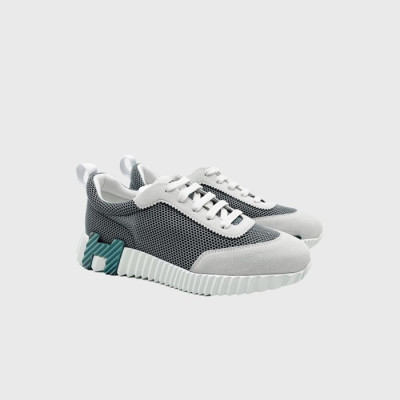 에르메스 남/녀 바운싱 메쉬 그레이 스니커즈 【매장-150만원대】  - Hermes Unisex Gray Sneakers - he263x