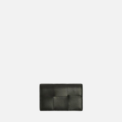 보테가베네타 남/녀 명함 케이스 지갑 【매장-100만원대】 - Bottega Veneta Unisex Black Wallets - bv136x