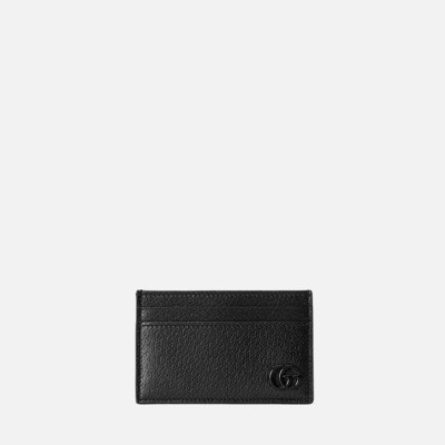 구찌 남성 GG 마몽 카드 케이스 657588【매장-80만원대】 - Gucci Mens Black Card Case - gu970x