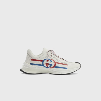 구찌 남/녀 런 화이트 스니커즈 【매장-160만원대】 - Gucci Unisex White Sneakers - gu974x