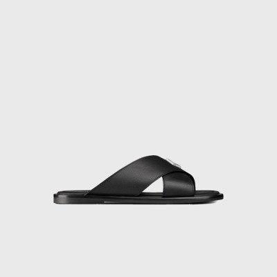 디올 남성 알리아스 블랙 샌들 【매장-140만원대】 - Dior Mens Black Slippers - di664x