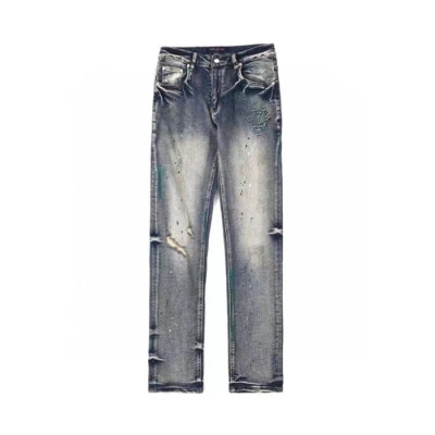 루이비통 남성 블루 청바지 - Louis vuitton Mens Blue Jeans - lv1871x