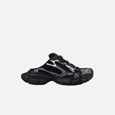 발렌시아가 남/녀 3XL 블랙 실버 뮬 스니커즈 【매장-160만원대】 - Balenciaga Unisex Black Sneakers - ba599x