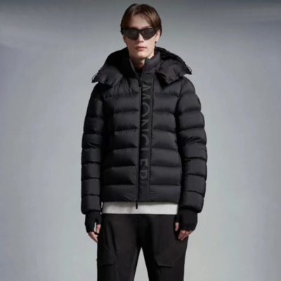 몽클레어 남성 블랙 다운 패딩 - Moncler Mens Black Down Padding - mo179x