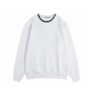 아크네 남성 화이트 크루넥 맨투맨 - Acne Mens White Tshirts - ace227x